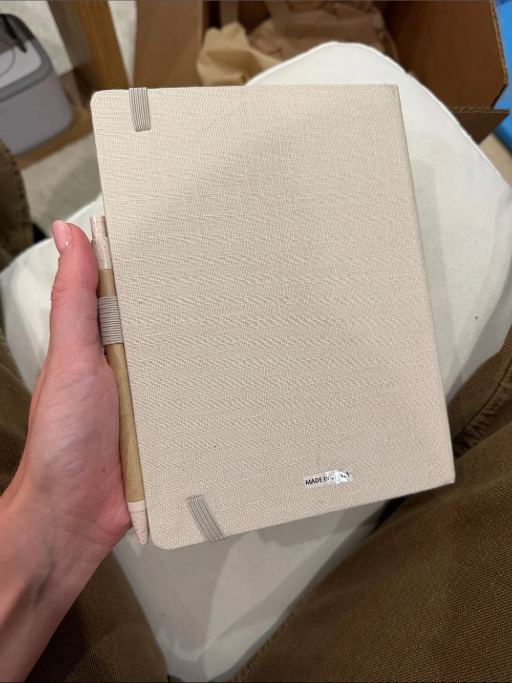 Tatcha notepad with pen!